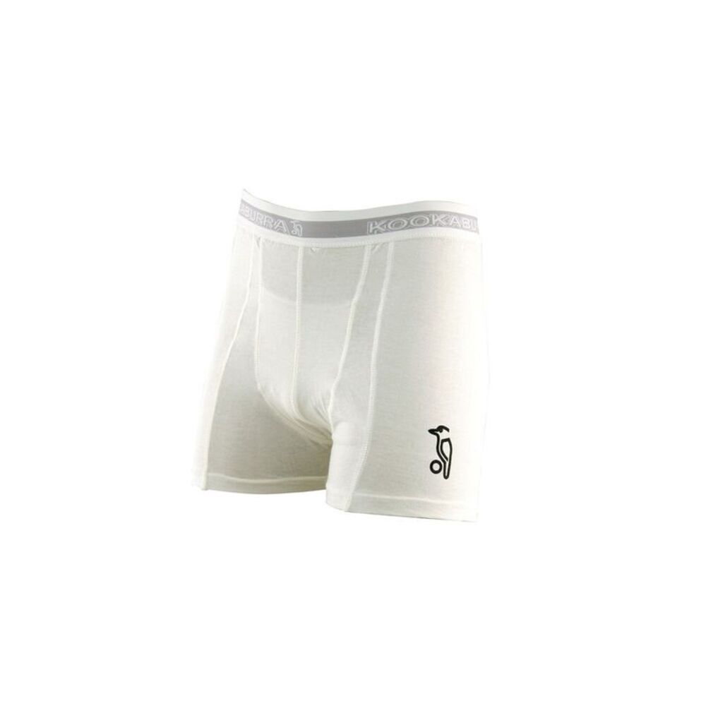Kookaburra Boys Integral Pouch Jock Shorts / White